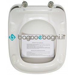 Copriwater sedile tavoletta coprivaso modello FANTASIA 2, POZZI GINORI ORIGINALE
