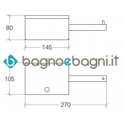 Portarotolo e contenitore