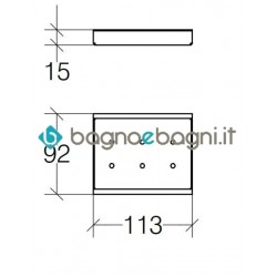 vaschetta porta sapone