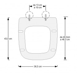 Copriwater Adone -Azzurra-