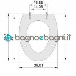 Copriwater Fenice -Cesame-