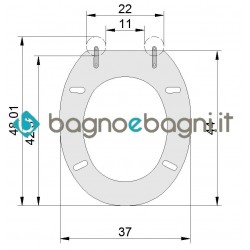 Copriwater Tifeo -Cesame-
