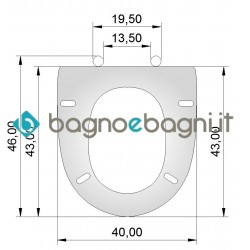 Copriwater Acquatonda -Ideal Standard-