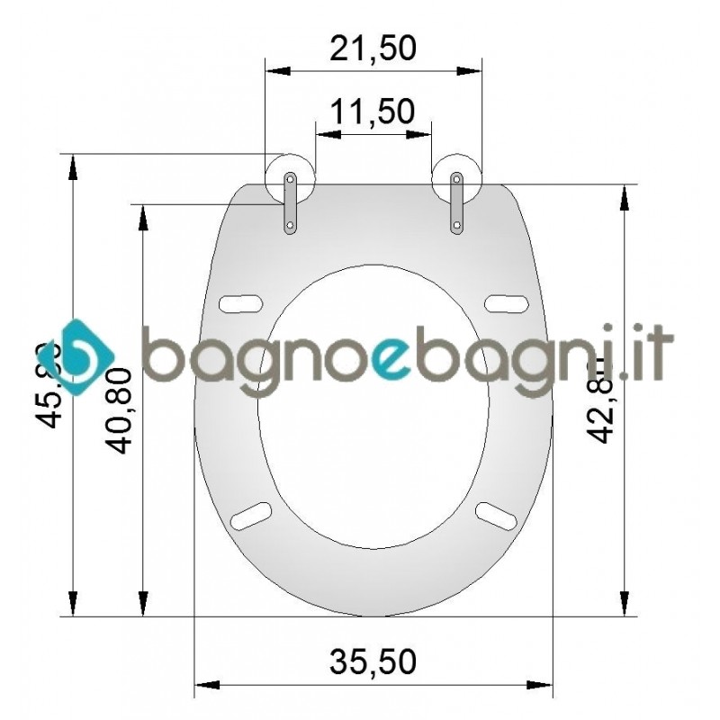 Copriwater Kim -Pozzi Ginori-
