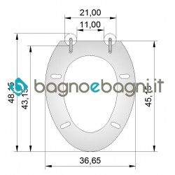 Copriwater Spazio -Scala-